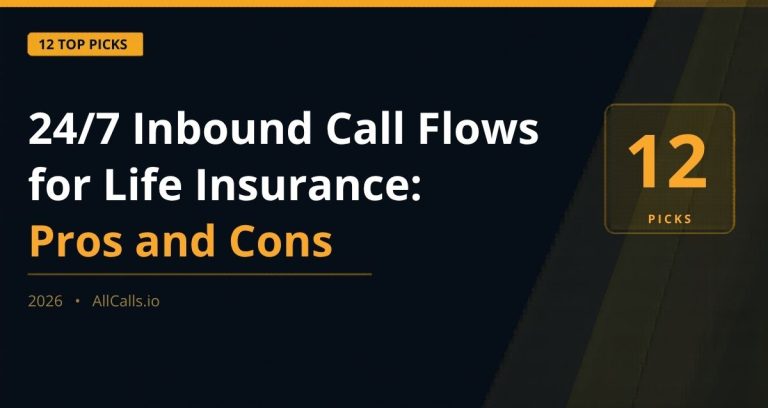 24/7 inbound call flows for life insurance 12 pros and cons to consider 2026