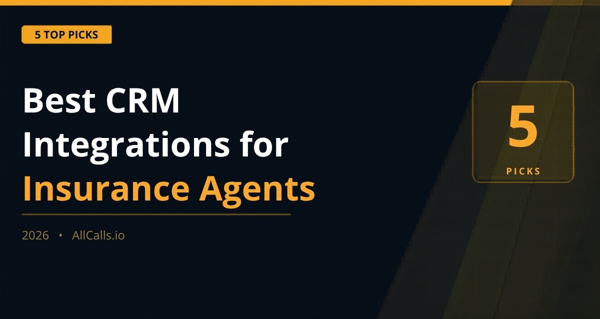 Best CRM integrations for insurance agents using pay-per-call platforms 2026