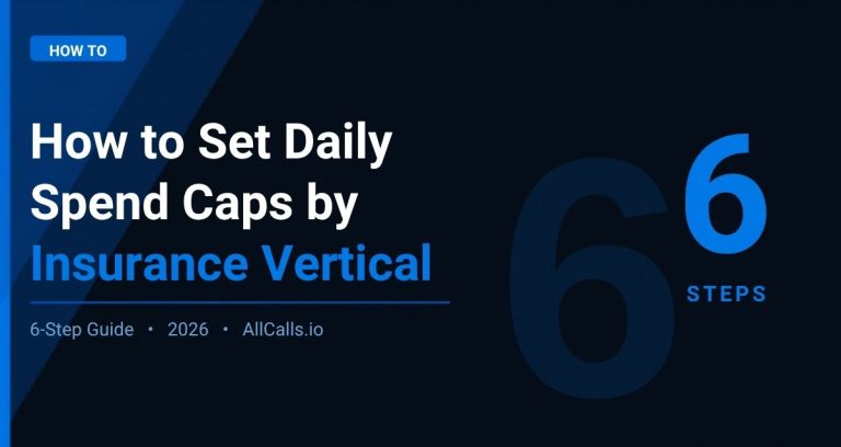 How to set daily spend caps by insurance vertical to control marketing budget