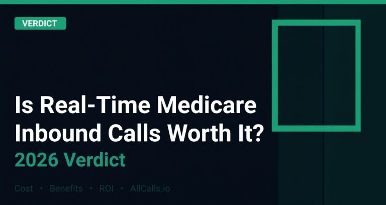 Is real-time Medicare inbound calls worth it 2026 cost benefits and verdict